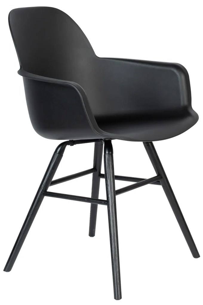 Zuiver Albert Kuip All Black Design Eetkamerstoel Zwart