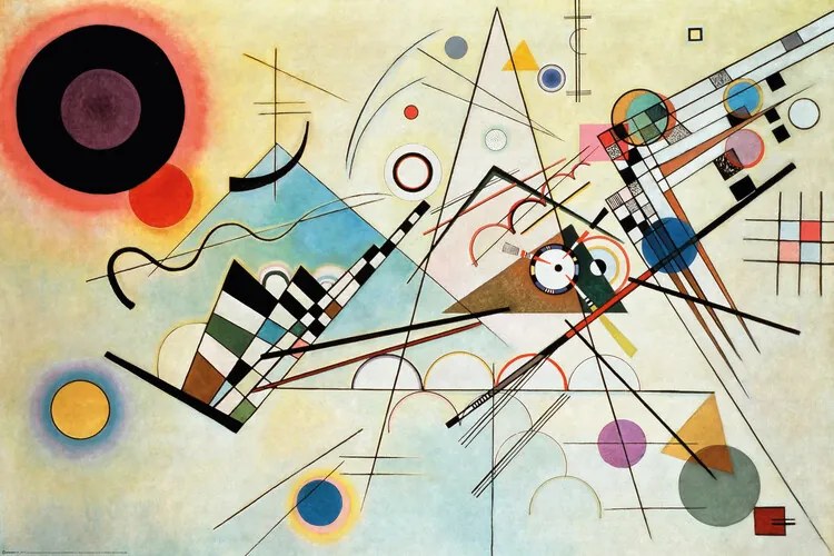 XXL Poster Wassily Kandinsky - Composition VIII., Wassilly Kandinsky