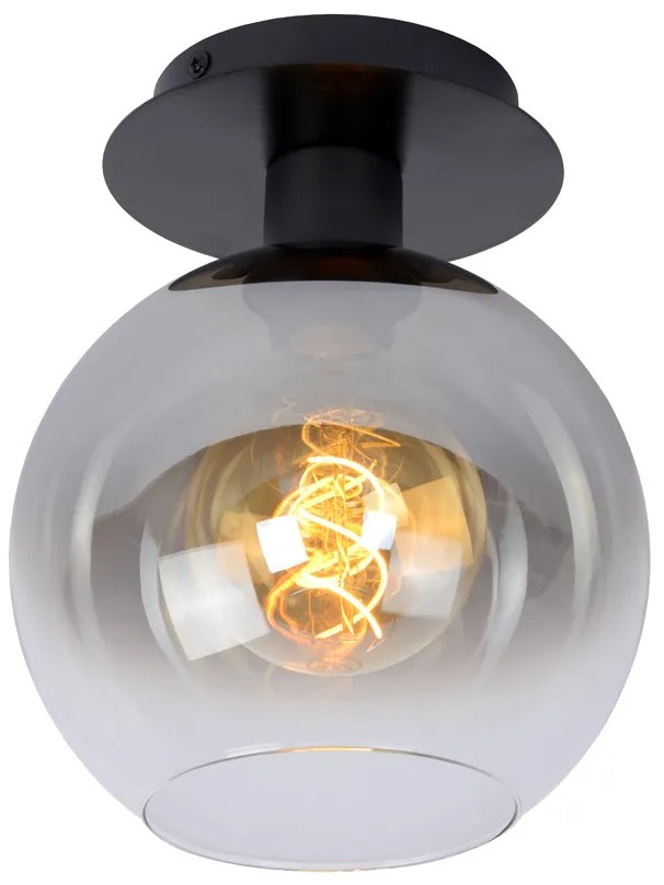 Lucide Marius plafondlamp 20cm 1x E27 zwart