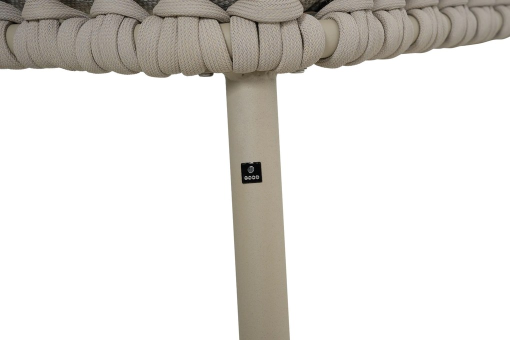Stoel en Bank Loungeset 5 personen Rope Zand/Beige Coco Oliva