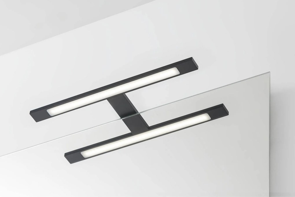Tiger Ancis Spiegellamp 40x11x3,9cm Zwart