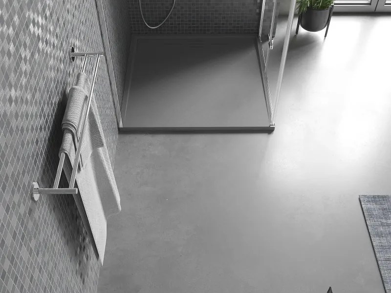Mexen Amon vierkante douchebak SMC 90 x 90 cm, grijs - 4F619090