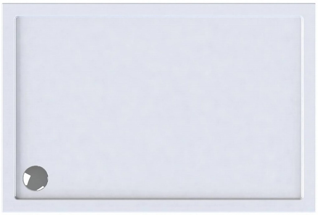 Wisa Maia Douchebak Vierkant 180x80cm Wit