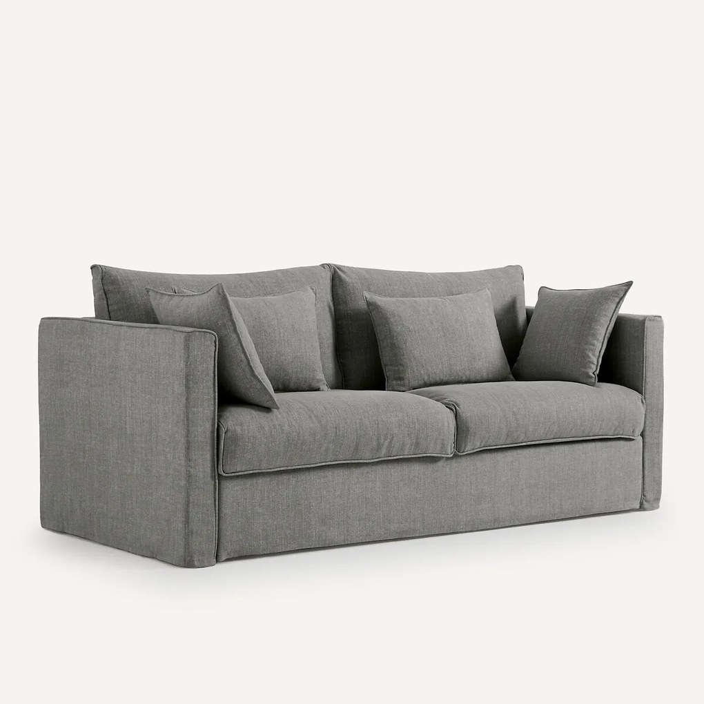 3- of 4-persoonsslaapbank, katoen/linnen, Camille