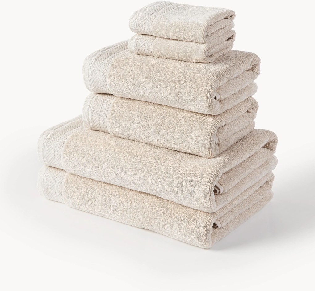 Premium handdoekenset, in verschillende setgroottes