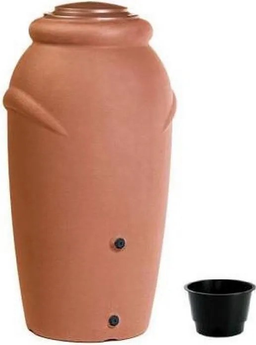 Waterform AQUACAN - Regentonnen - Terracotta - 210 Liter - 56x59,6x113cm