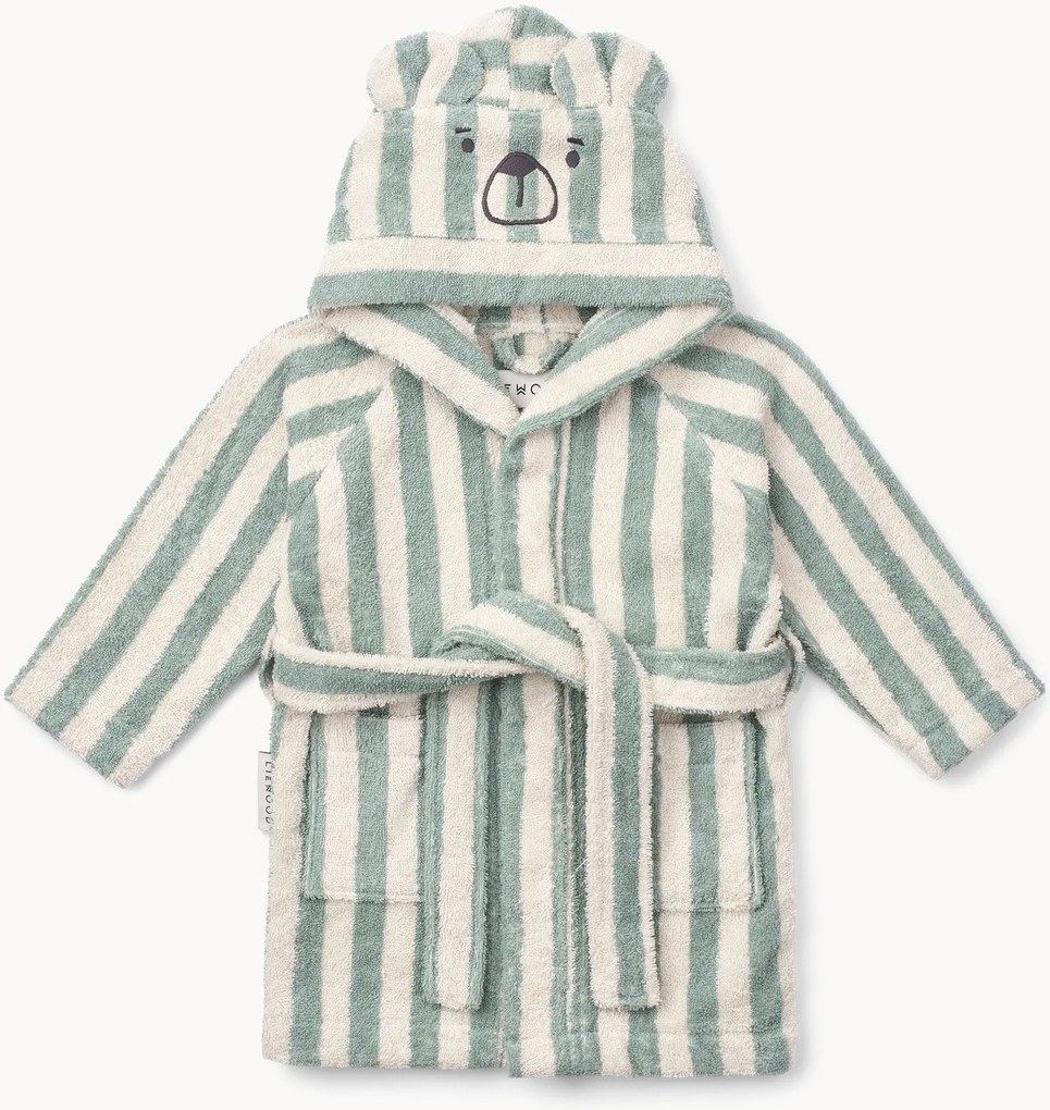 Kinderbadjas Lily van biokatoen, in verschillende maten