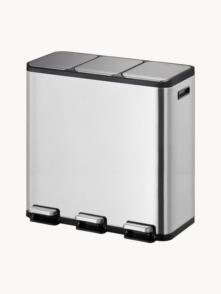 Afvalemmer Casa met pedaalfunctie, 3 x 15 L