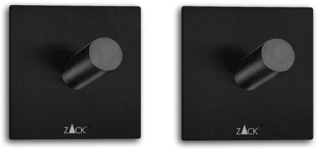 Duplo Handdoekhaken Vierkant 4,2x4,2cm set van 2 stuks Zwart