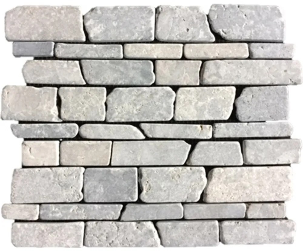 Terre d'Azur Multisticks vloertegel op vel 24x30cm grijs licht