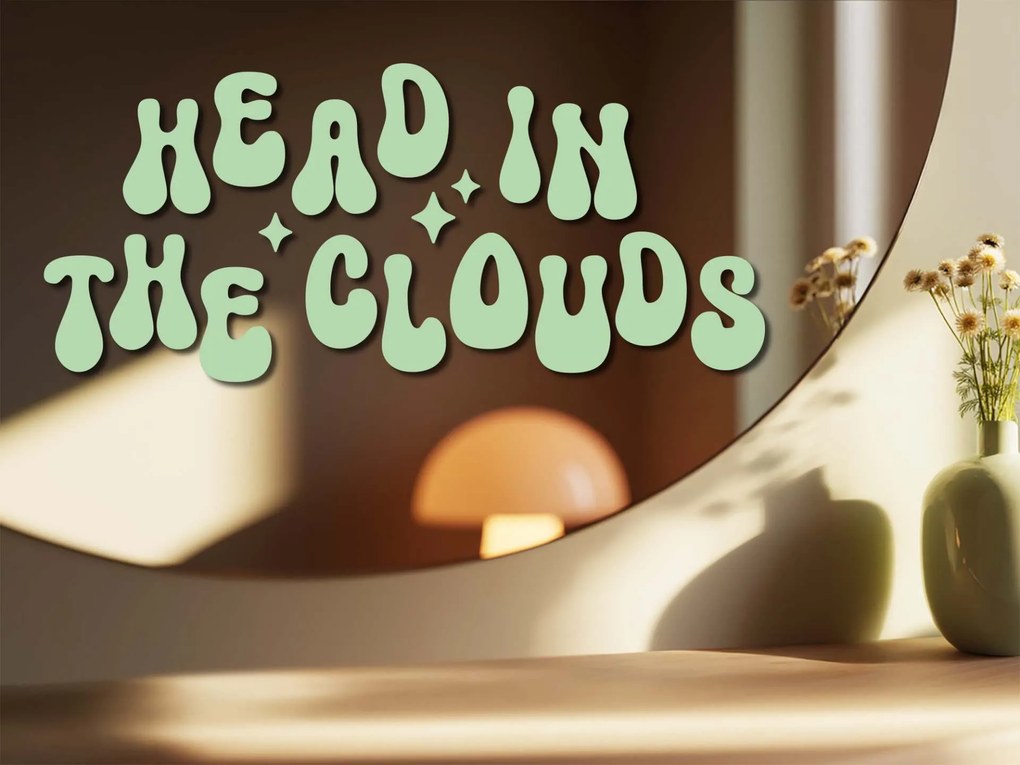 Spiegelsticker S7 – Head in the clouds