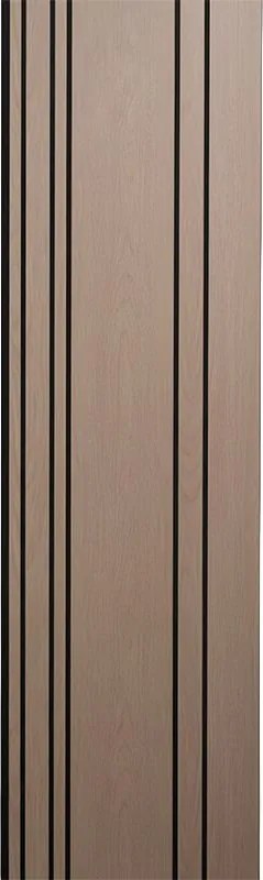 SMART AKU Walnoot 260x30cm - 260 cm x 30 cm x 0.6 cm | 2 kg | Paneli akoestische wandpanelen - AKU Wandpanelen