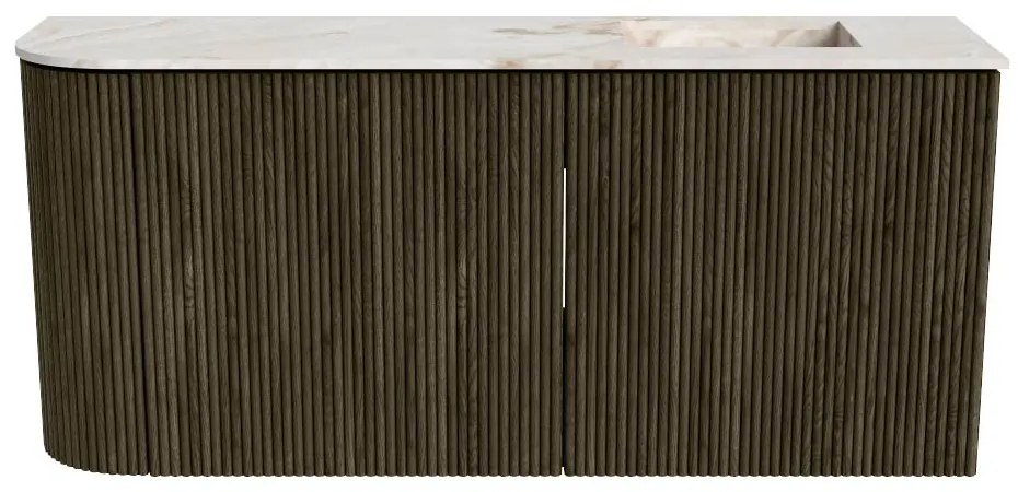 Mondiaz Joya DLux 90cm toiletmeubel ronding links shadow met wastafel faye rechts 1 kraangat frappe