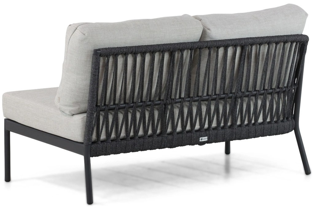Hoek loungeset 5 personen Aluminium/rope Grijs  Coco Puerto/Montana