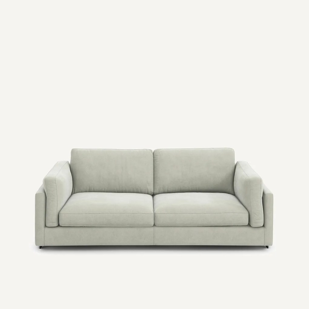 Slaapbank in stonewashed fluweel, CESAR