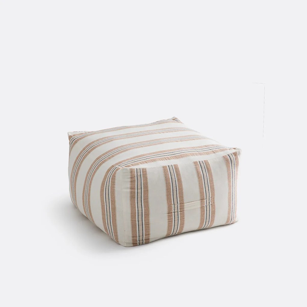 Gestreepte katoenen poef, Aelle