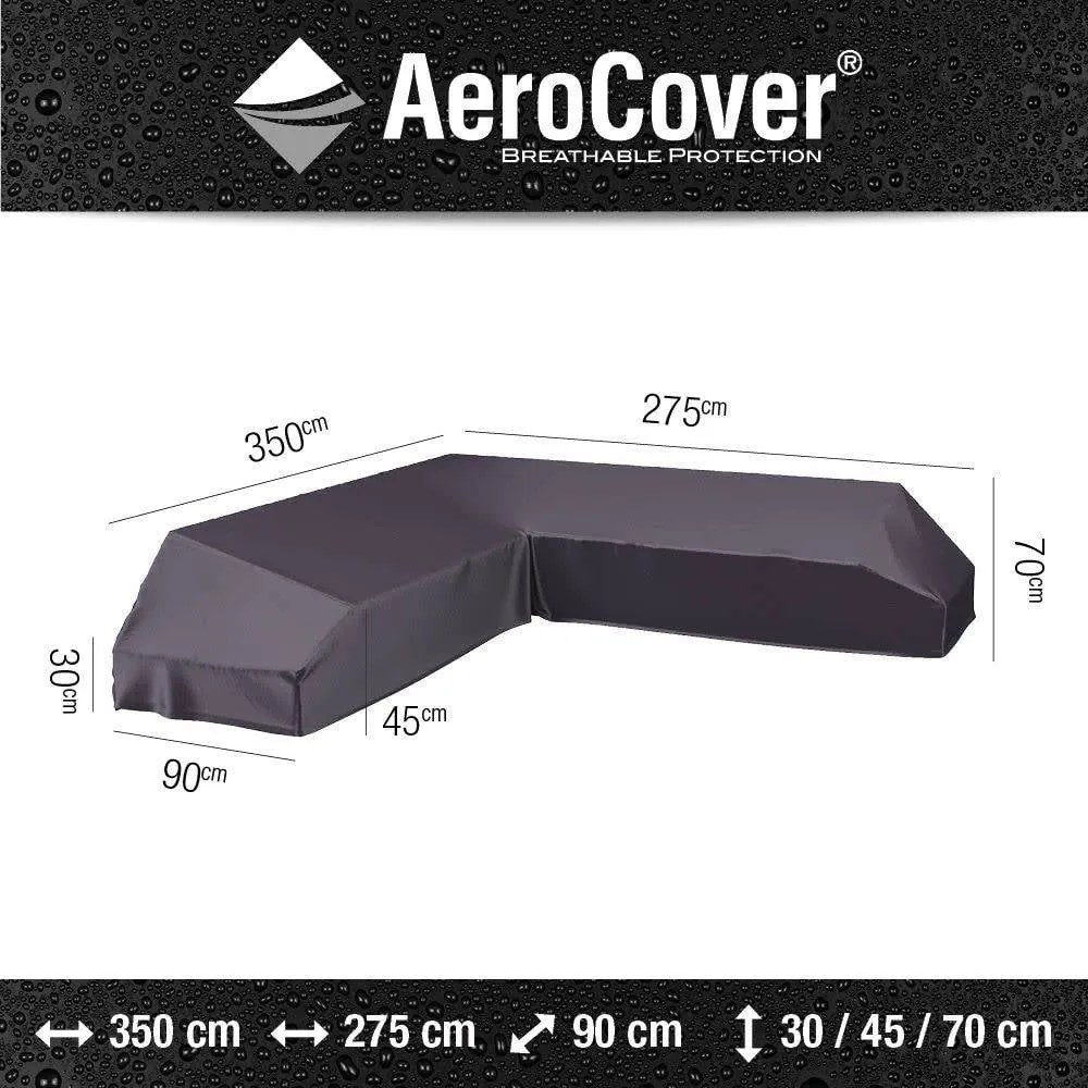 Platform loungesethoes 350X275x90xH30/45/70 cm Rechts– AeroCover