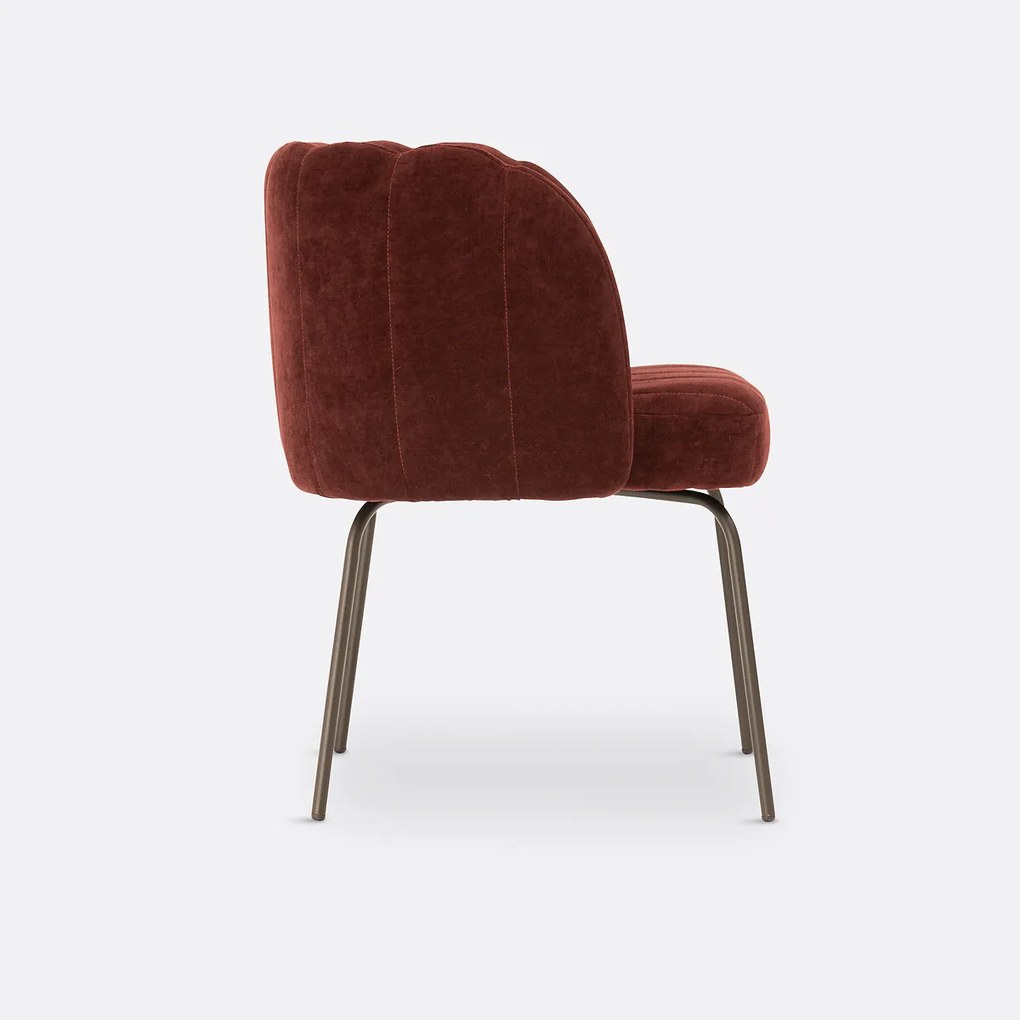 Tafelfauteuil in fluweel, Douna
