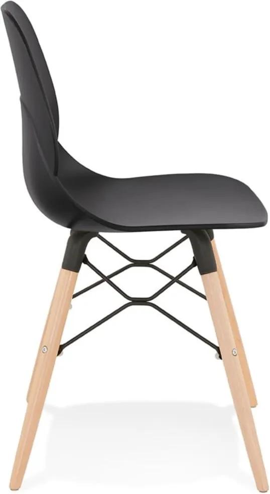 Zwarte moderne Scandinavische stoel 'EPIK'