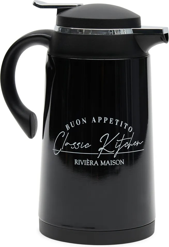 Rivièra Maison - Classic Kitchen Thermos Flask - Kleur: zwart