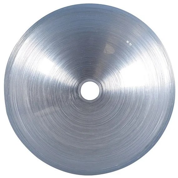 Sapho Murano glazen waskom 40cm zilver