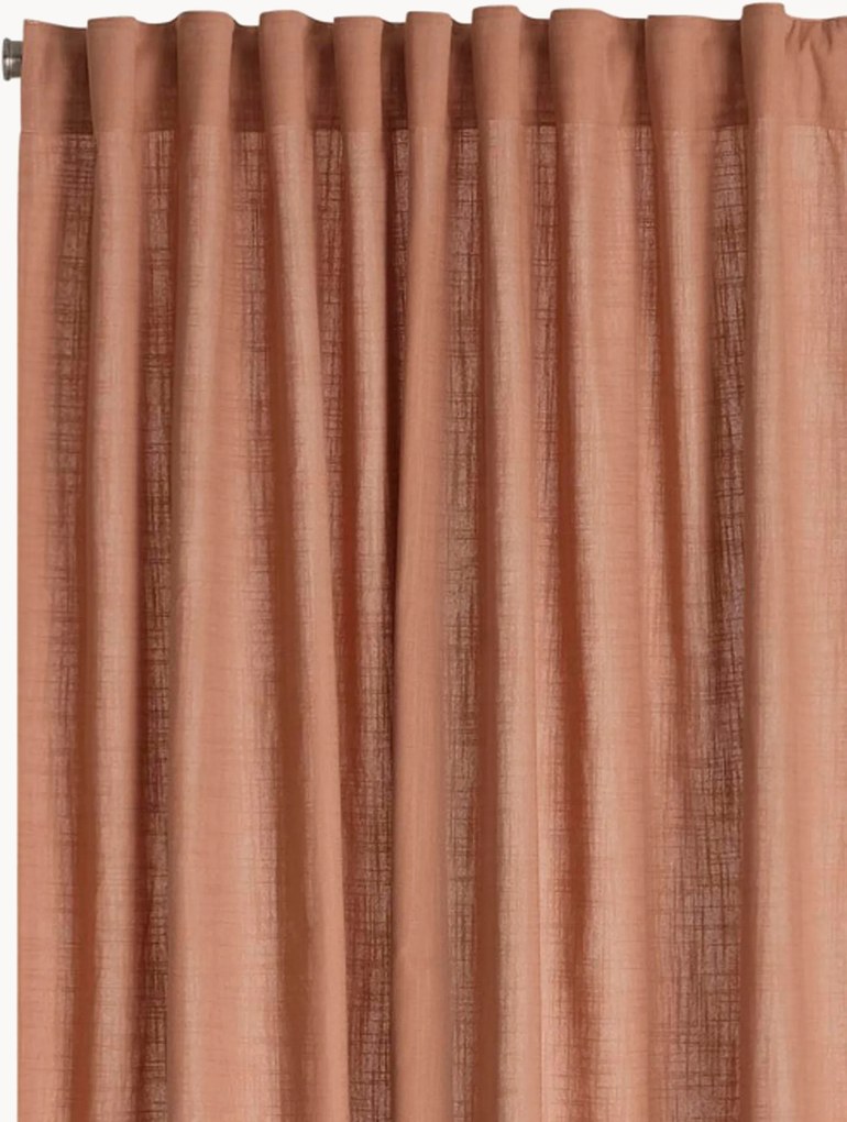 Transparante multibandgordijnen Jennie, 2-delig, B 140 cm