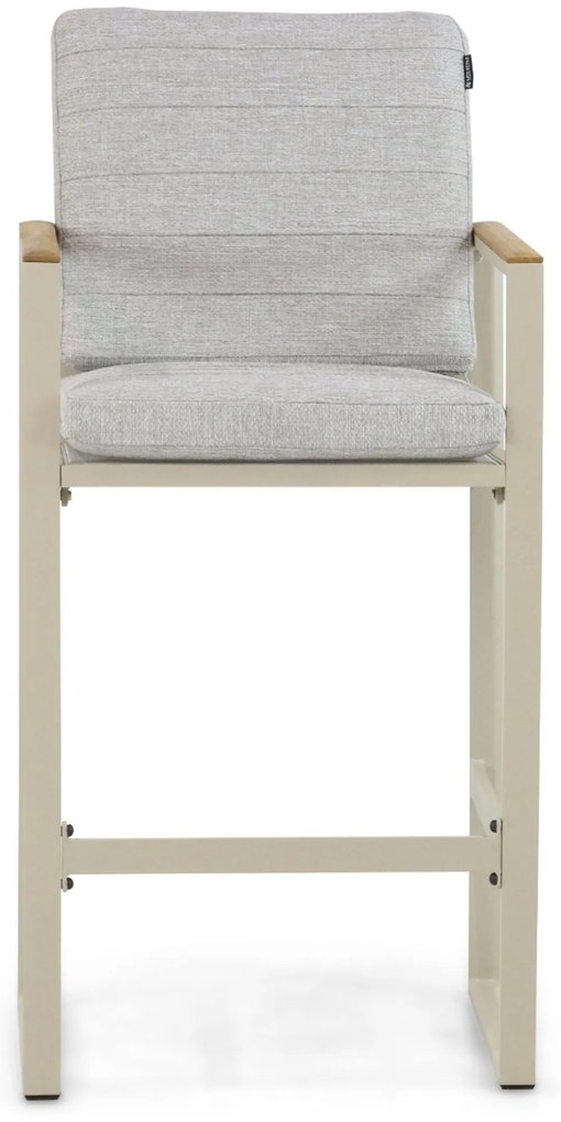 Barstoel Aluminium Taupe-naturel-bruin Lifestyle Garden Furniture Faro