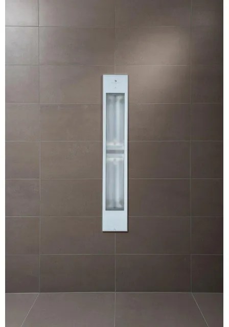 Sunshower Pure White XL Infrarood Inbouw - 19.9x123.8x10cm - full body - 1500W - wit 80074