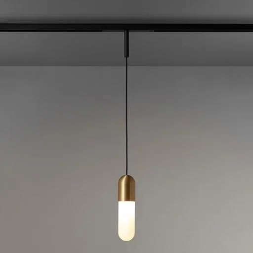 Modular Lighting - Railverlichting Pista Placebo Geanodiseerd brons Metaal