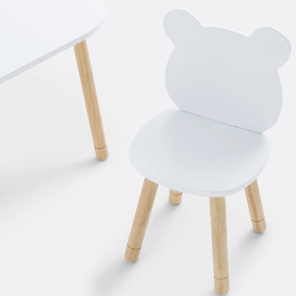 Set kindertafel en 2 stoelen, Ancelme