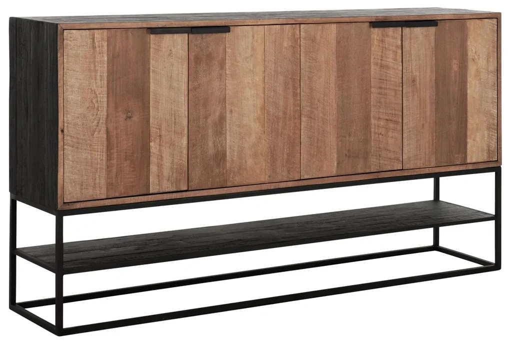 DTP Home Cosmo Groot Dressoir Teak Hout - 185x40x100cm.