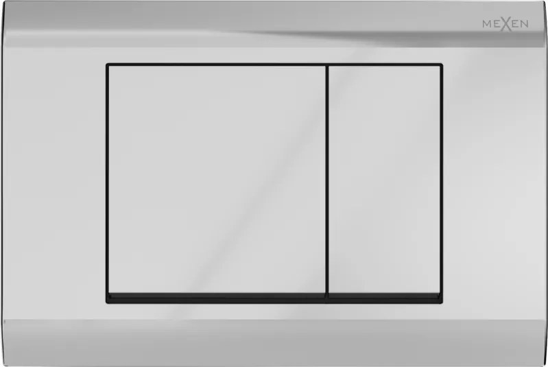 Mexen Fenix Air 01 pneumatische spoelknop, glanzend chroom - 6A0101