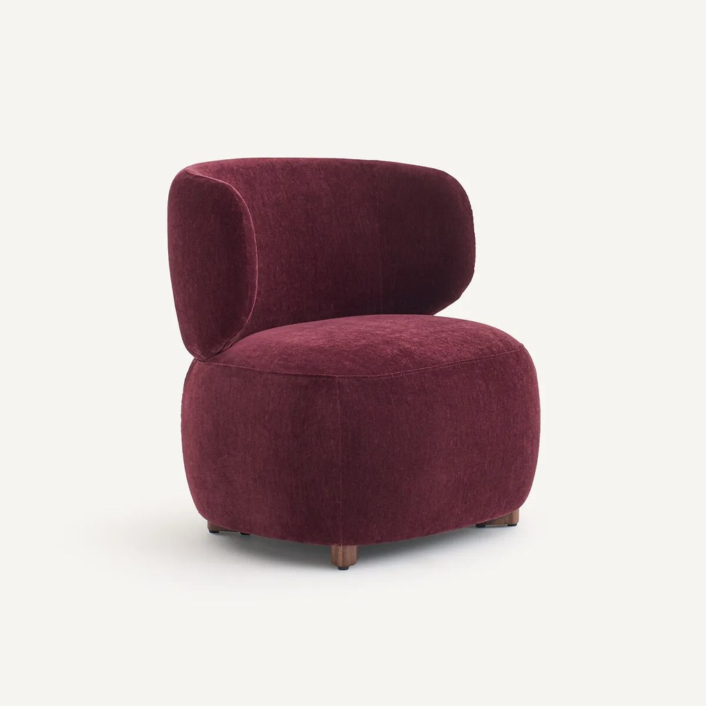Fluwelen fauteuil, MODALIE, ontwerp Emmanuel Gallina