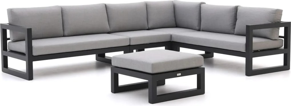 Hoek loungeset Forza  | 6 personen | Loungeset Grijs | Hoekbank Aluminium | Kees Smit Tuinmeubelen