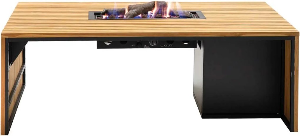 Cosibridge 140 vuurtafel - teak