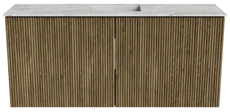 Mondiaz Joya DLux 90cm toiletmeubel dusk met wastafel faye midden zonder kraangat glace