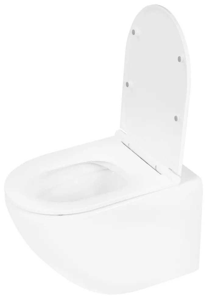 Differnz wand toilet rimless/zitting mat wit