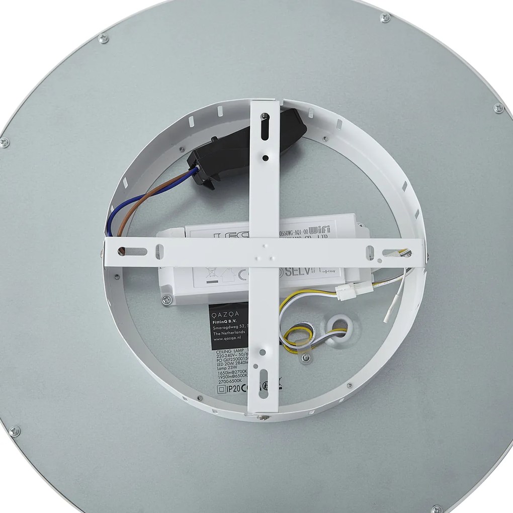 Smart LED paneel wit 40cm incl. LED dim to warm met afstandsbediening - Knob