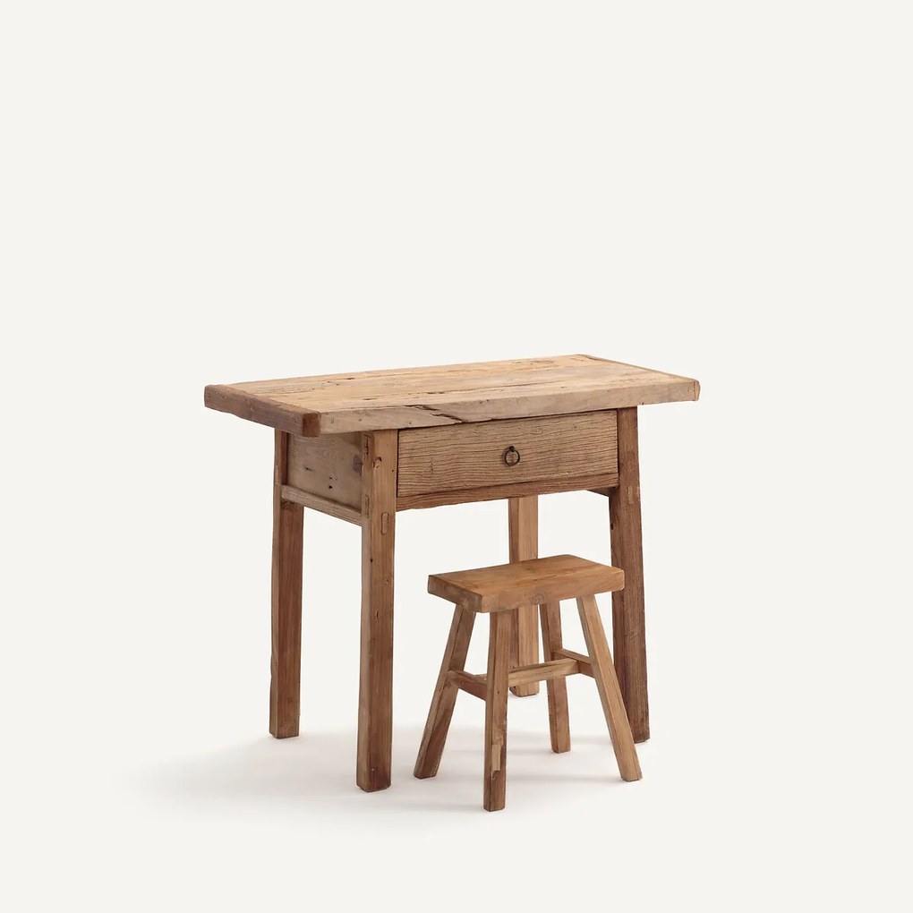 Kaptafel in massief iepenhout, Sumiko