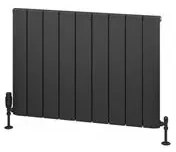 Eastbrook Withington radiator 85x60cm aluminium 889W antraciet