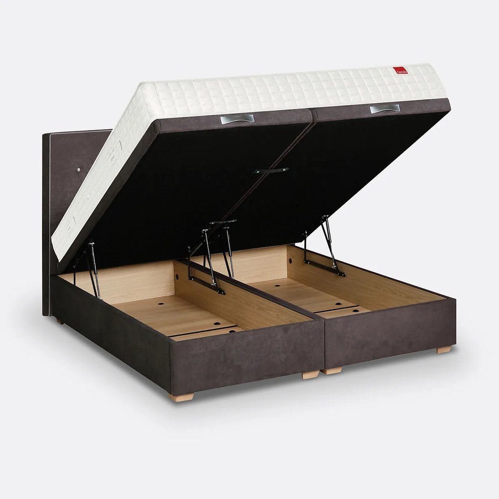 2 in 1 ensemble, kofferbed en hoofdbord Hercule
