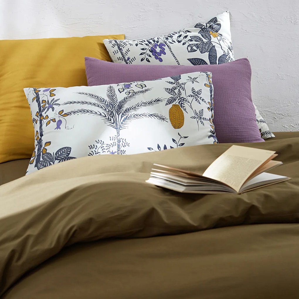 Kussensloop van katoensatijn, Kampong