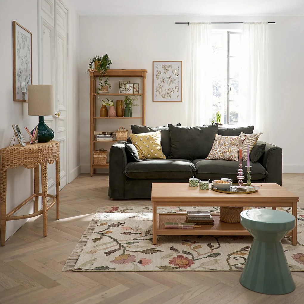 Kilim vloerkleed in jute, Flotissy