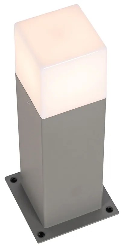 Moderne staande buitenlamp grijs 30 cm IP44 - Denmark