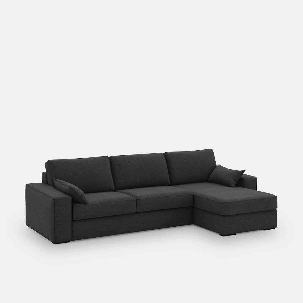 Gestructureerde hoekslaapbank Comfort Bultex®, Cécilia