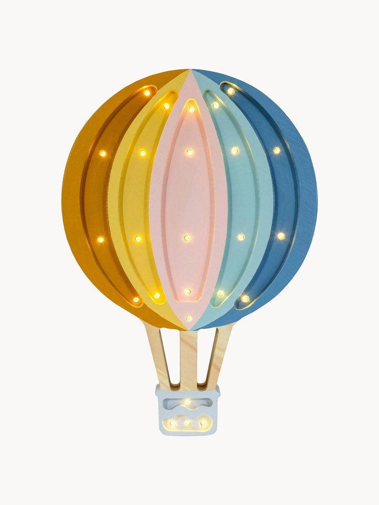 Handgemaakte LED-kinderlamp Hot Air Baloon met timerfunctie en afstandsbediening, dimbaar