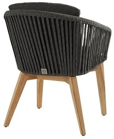 4 Seasons Outdoor Santander Dining Chair black SALE  Tuinstoel    zwart weerbestendig