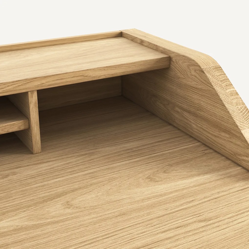 Bureau van eikenhout en eikenfineer, Epitre