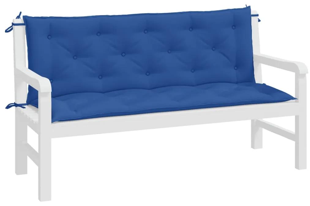 vidaXL Kussen voor schommelstoel 150 cm stof blauw