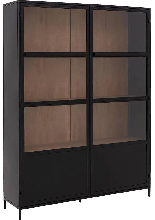 Goossens Vitrinekast Allure, 2 glasdeuren, 100 cm breed